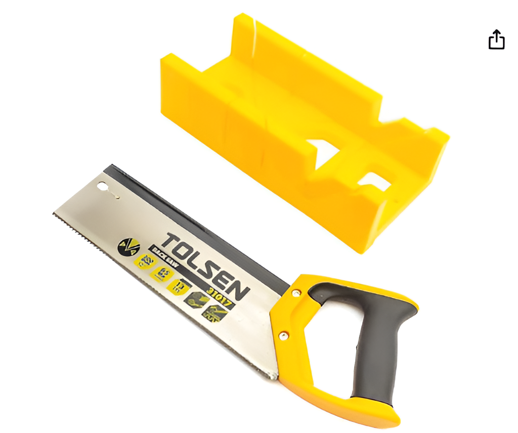Tolsen Mitre Box & Fine Tenon Saw set