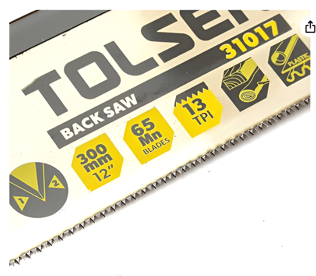 Tolsen Mitre box with back saw set