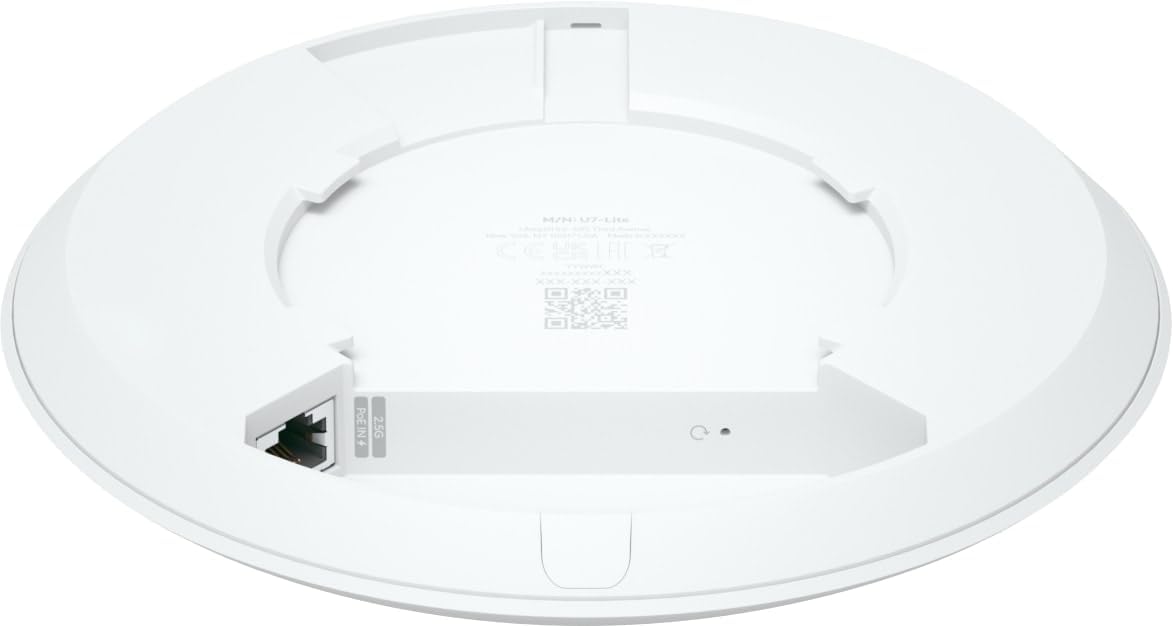 UBIQUITI U7-LITE WIFI 7 ACCESS POINT, 2.5GBE UPLINK
