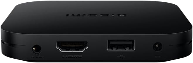 Xiaomi Mi Box S 2nd Gen - 4K Ultra HD android TV Streaming Media Player with Google Assistant & Chromecast Built-In (UK Version + 2 Years Warranty)- Black