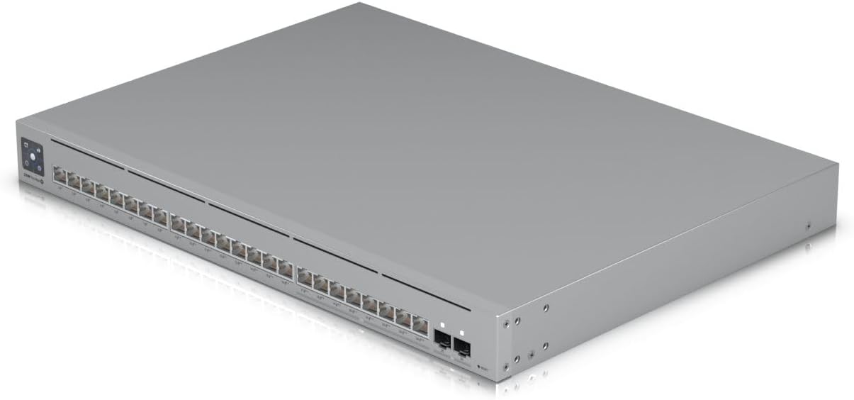 UBIQUITI USW-PRO-MAX-24-POE-EU UNIFI 24 PORT MULTI-GIGABIT POE++ SWITCH, WITH LAYER3 FEATURES AND ETHERLIGHTING