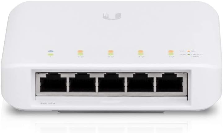 UBIQUITI USW-FLEX UNIFI SWITCH 5X GIGABIT ETHERNET (1X INPUT POE 4X OUTPUT POE) 46W