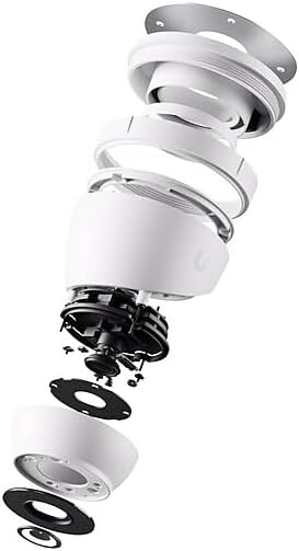 UniFi G5 Turret Ultra White Edition Ubiquiti 2K HD PoE Surveillance Camera, Wide Angle 102.4°, 30 m Night Vision, AI Detection, Microphone, PoE Connector, Weatherproof UVC-G5-TURRET-ULTRA