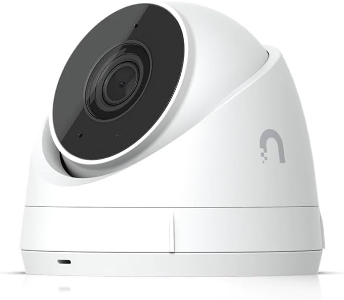 UniFi G5 Turret Ultra White Edition Ubiquiti 2K HD PoE Surveillance Camera, Wide Angle 102.4°, 30 m Night Vision, AI Detection, Microphone, PoE Connector, Weatherproof UVC-G5-TURRET-ULTRA