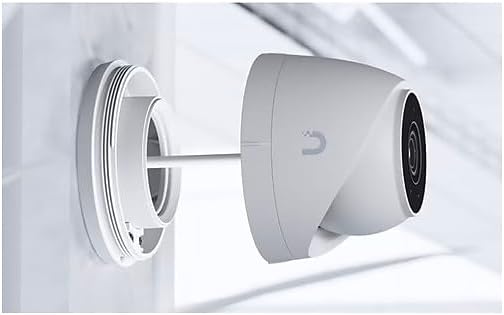 UniFi G5 Turret Ultra White Edition Ubiquiti 2K HD PoE Surveillance Camera, Wide Angle 102.4°, 30 m Night Vision, AI Detection, Microphone, PoE Connector, Weatherproof UVC-G5-TURRET-ULTRA