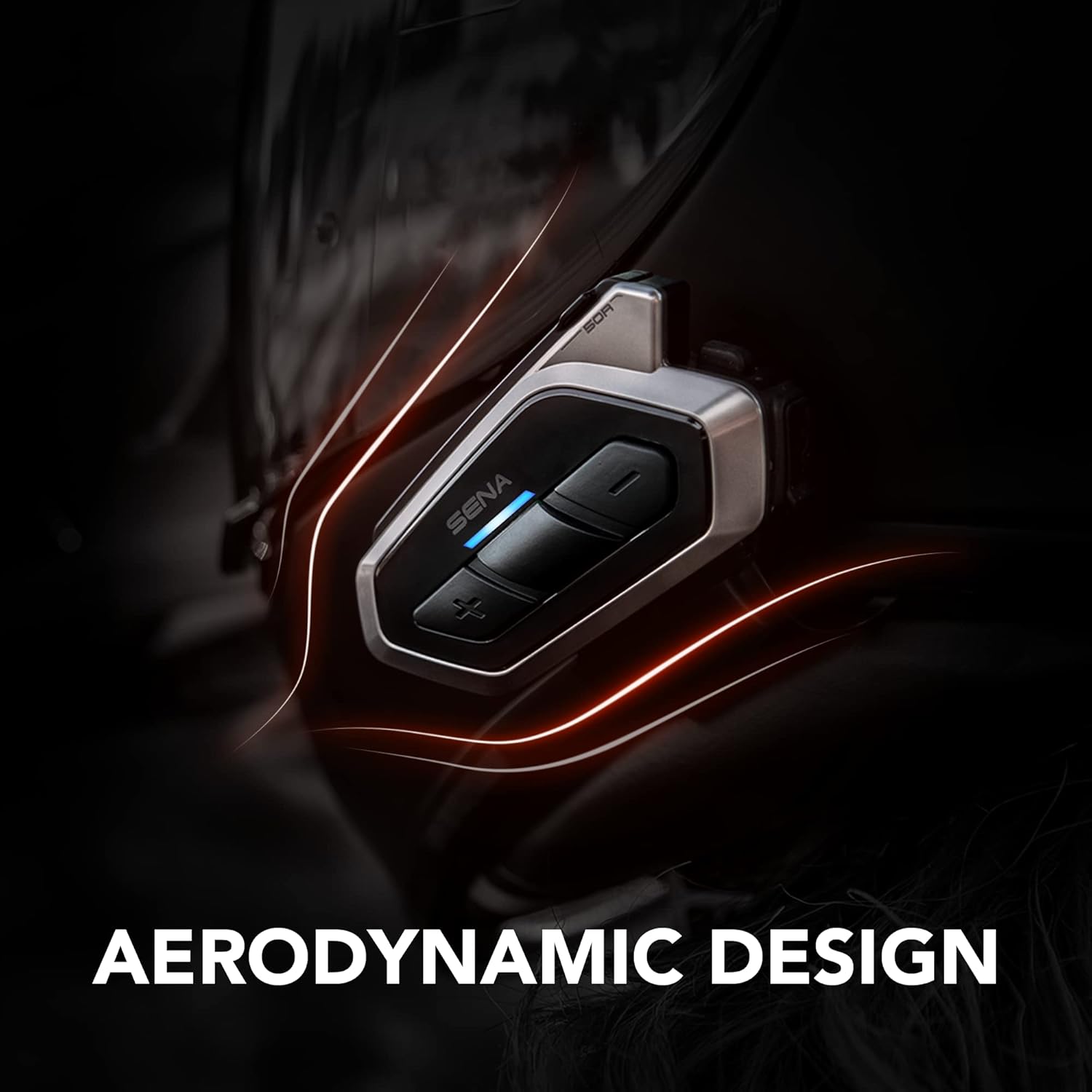 SENA Bluetooth handsfree headset 50R (range 2 km), SENA (set of 2 units)