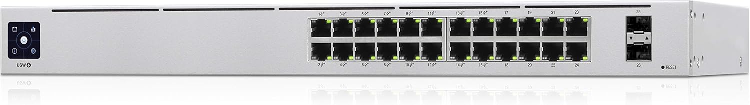 UBIQUITI USW-24-POE UNIFI SWITCH GEN2 24x GIGABIT POE+ PORTS, 2x SFP PORTS