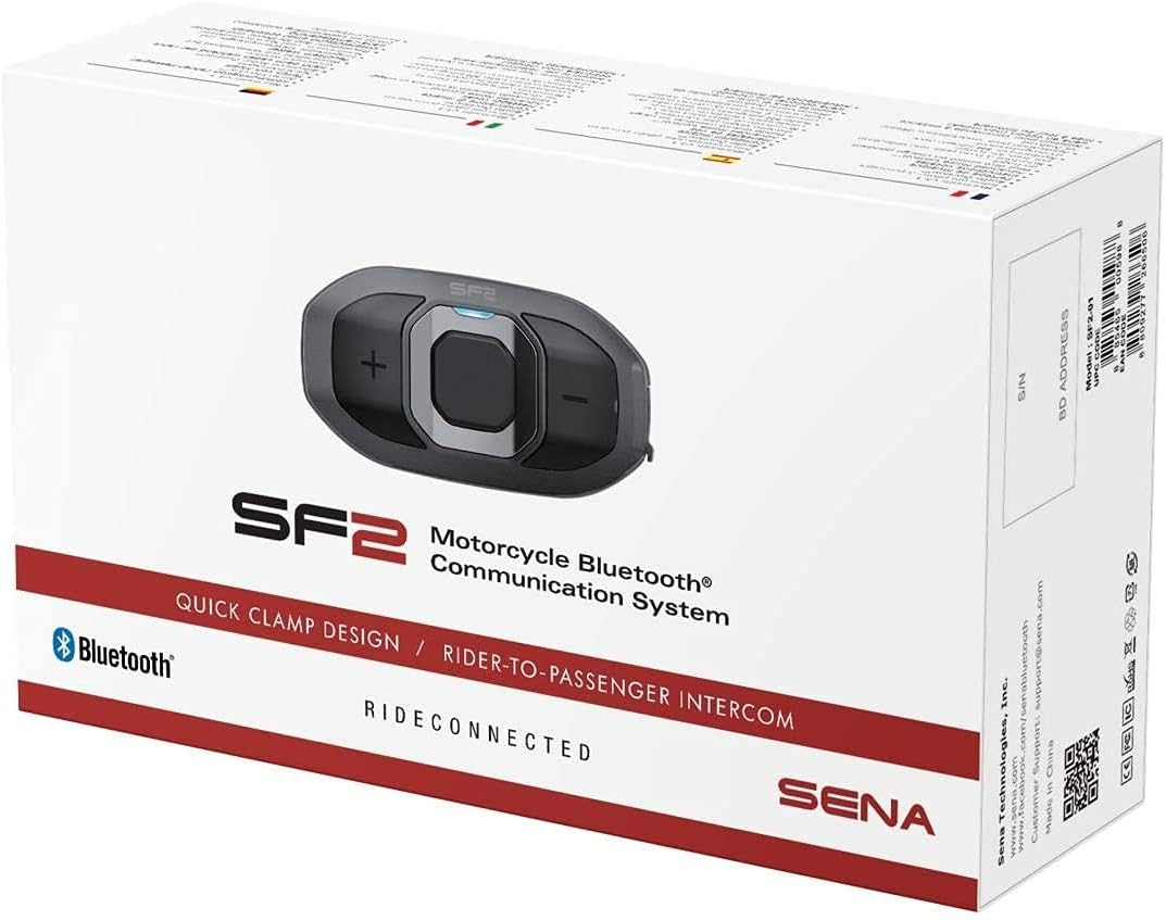 SENA Bluetooth handsfree headset SF2 (range 0,8 km)