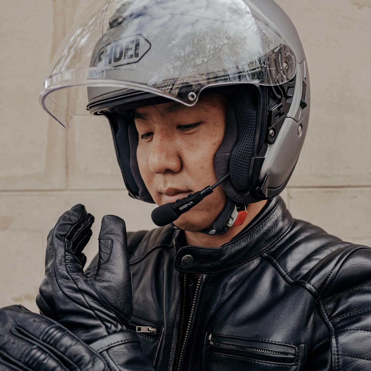 SENA Bluetooth handsfree headset 3S PLUS for skÃºtry for otevÃ­racÃ­ helmets (range 0,4 km)