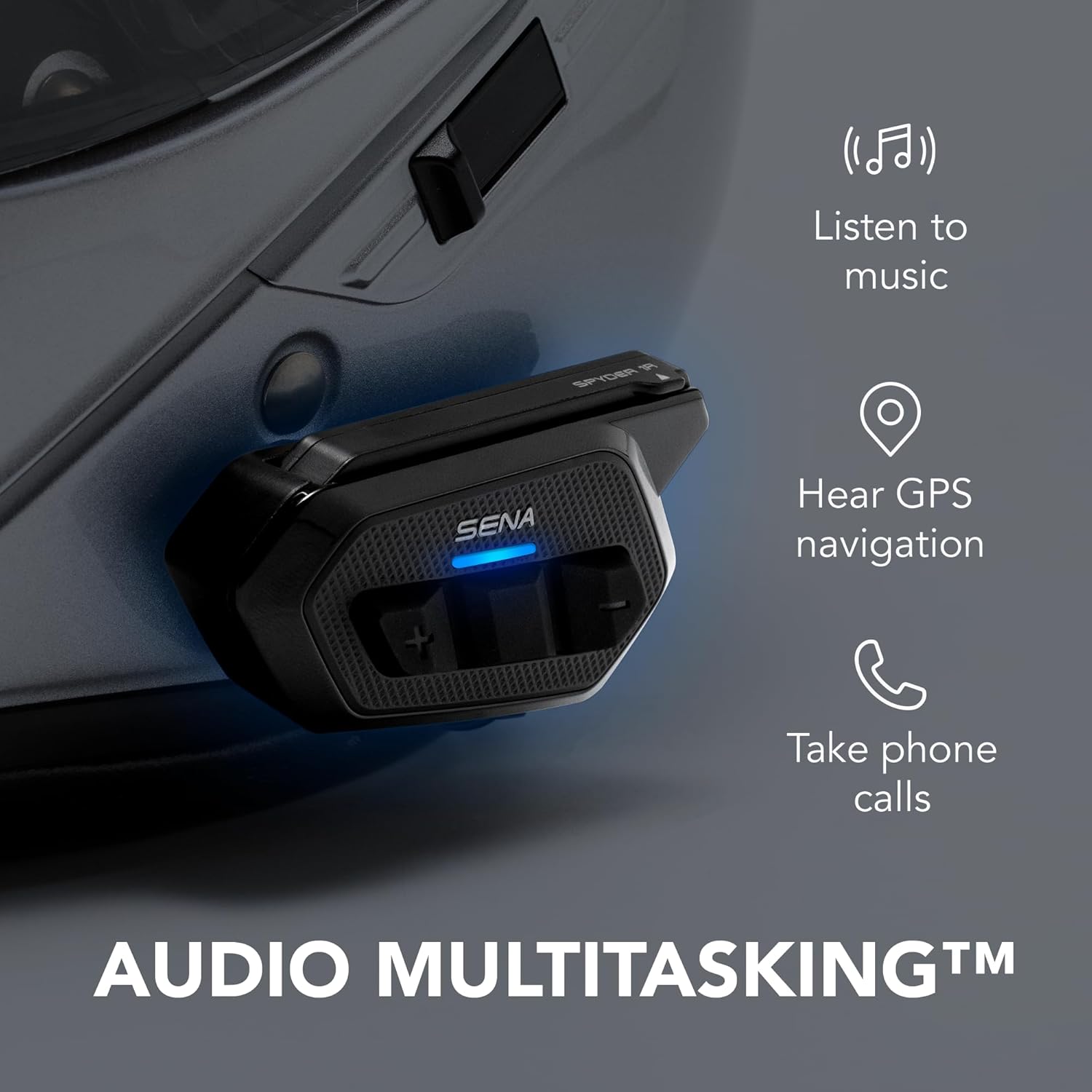 SENA Mesh handsfree headset Spider RT1 (range 2 km), SENA (set of 2 units)