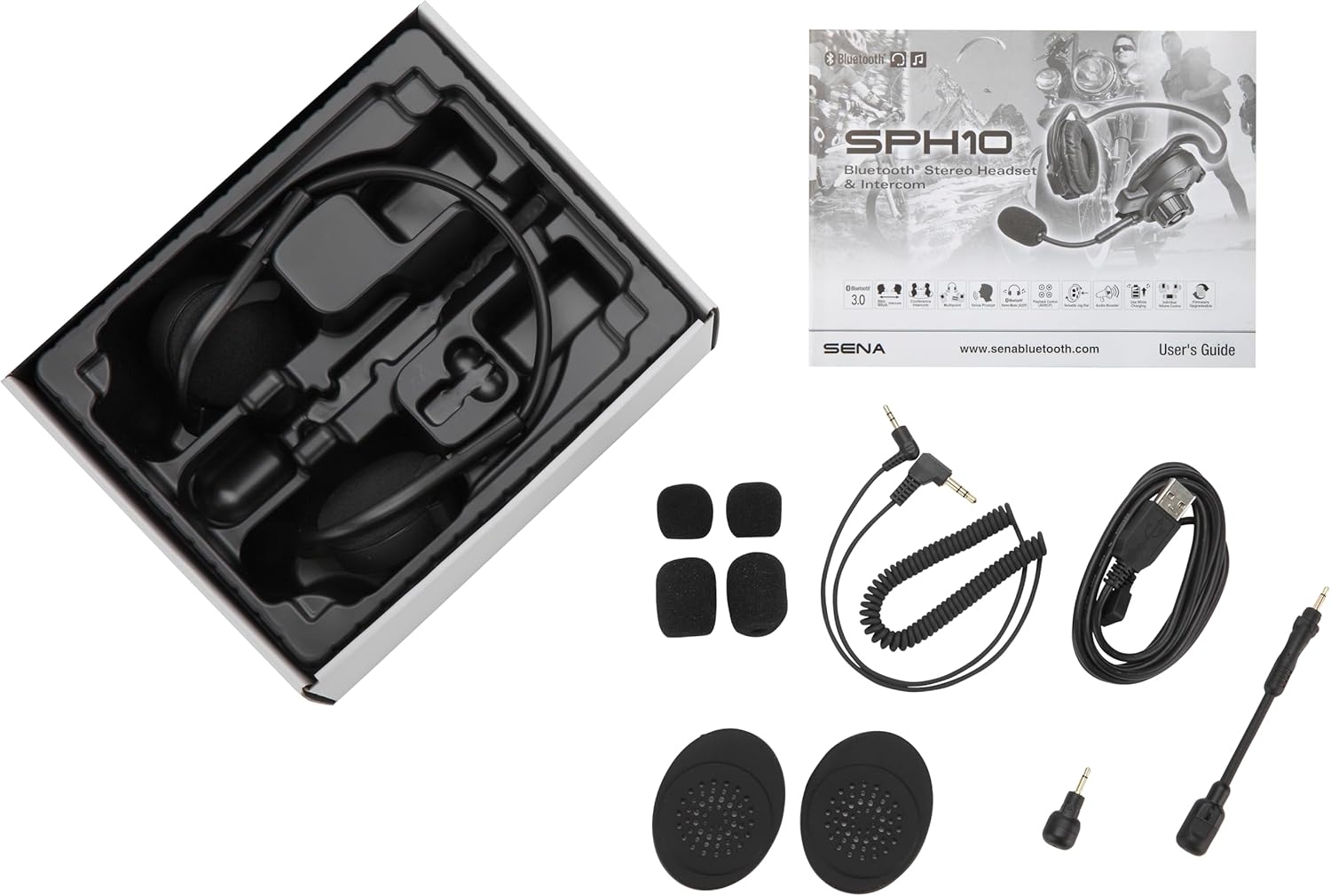 SENA Bluetooth handsfree outdoor headset SPH10 (range 0,9 km)