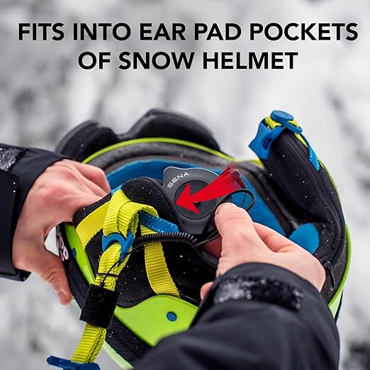SENA Bluetooth handsfree headset Snowtalk 2 for lyÅ¾aÅ™skÃ©/snb helmets (range 0,7 km)
