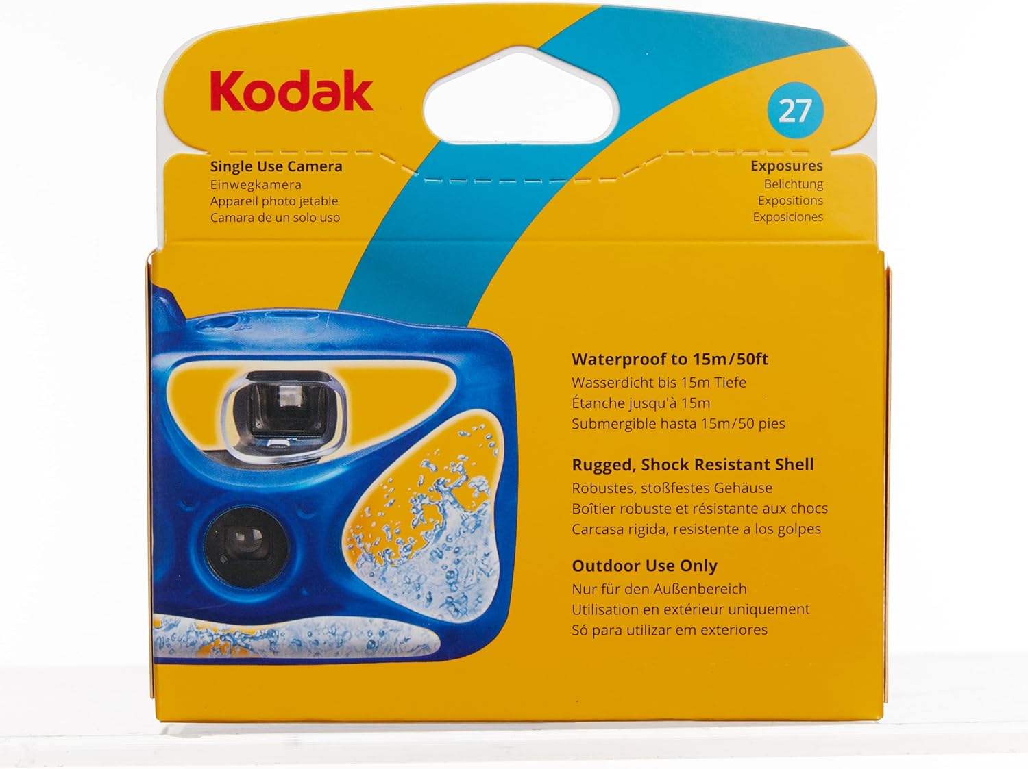 Kodak Sport Underwater Waterproof 800 ISO 35mm Single Use Camera