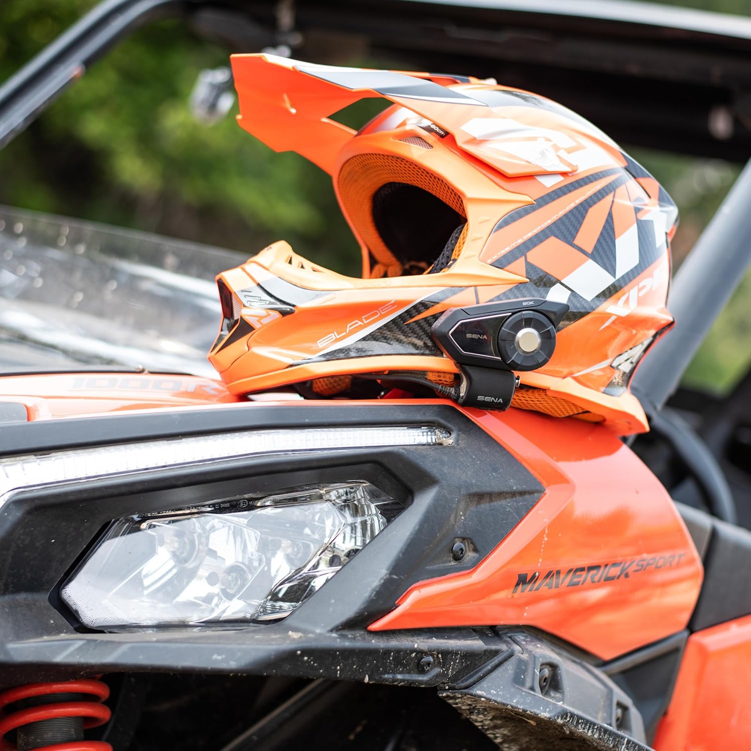 SENA Bluetooth handsfree headset 30K (range 2 km)