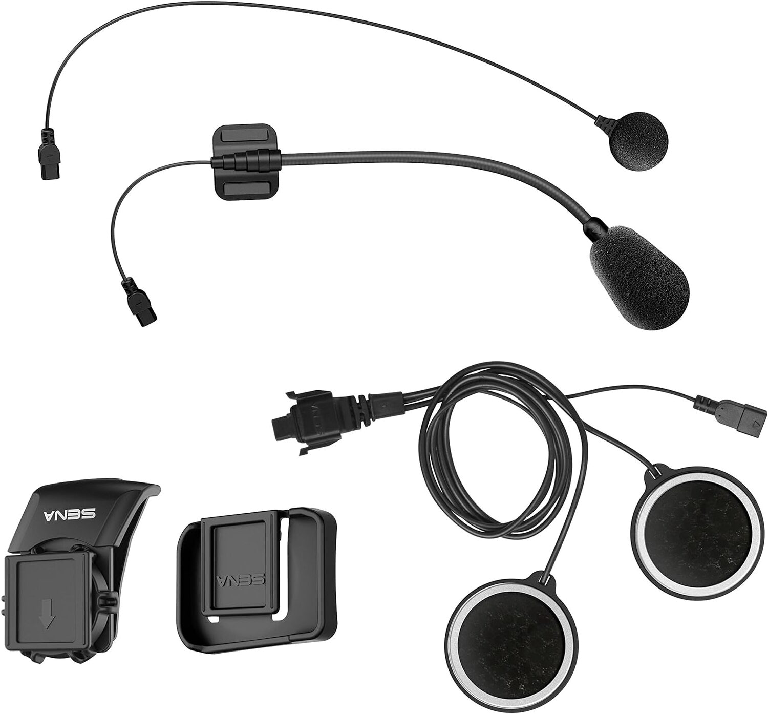 SENA helmet mount with accessories for headset 10C/10C for/10C EVO