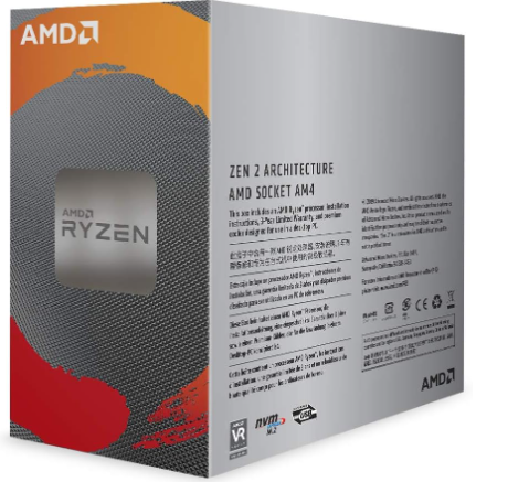 AMD Ryzensets 5 3600 Processor (6 Cores/12Threads, 65W DTP, AM4 Socket, 35 MB Cache, up to 4.1 GHz Max Boost frequency, Wraith stealth cooler)