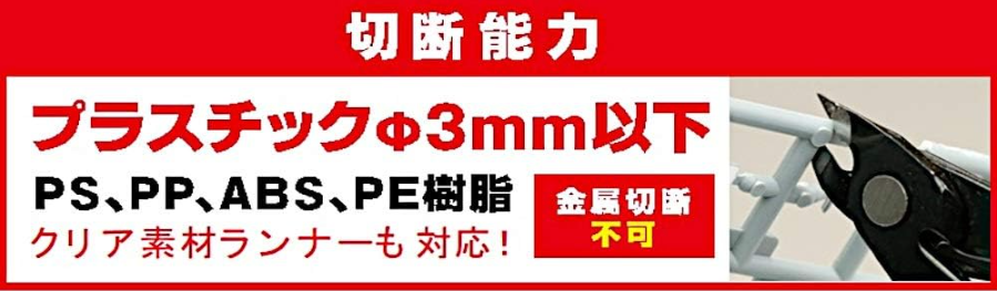 GodHand Nipper GH-SG-01 Plastic Cutting Nipper Blue for Plastic Models 