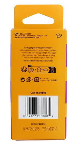 3 x Kodak Gold 200 ISO 36 Exposures, 35-mm Reel Photo Films Colour.