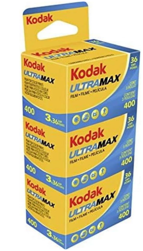 Kodak KOD103202 – Colour Negative Film (35 mm, Ultra MAX GC 400-36 Tripack) Multicoloured