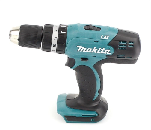 Makita DHP453 Solo Cordless Hammer Drill 18 V, Black, Blue