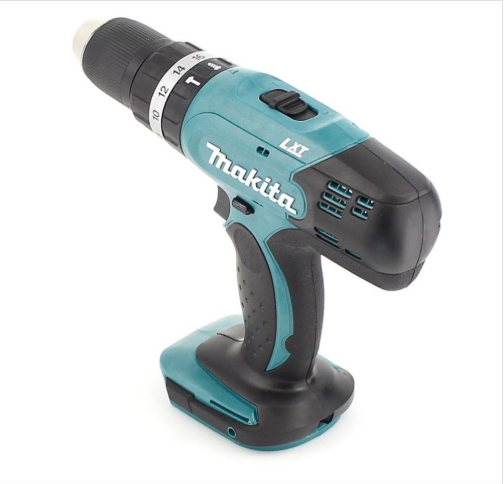 Makita DHP453 Solo Cordless Hammer Drill 18 V, Black, Blue