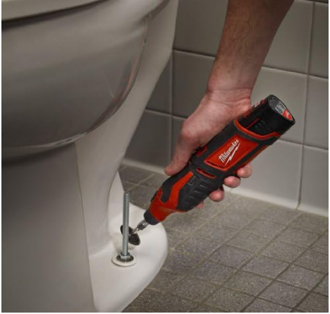 Milwaukee C12RT-0 M12 Naked Compact Rotary Tool without Batteries/ Charger, Black and Red