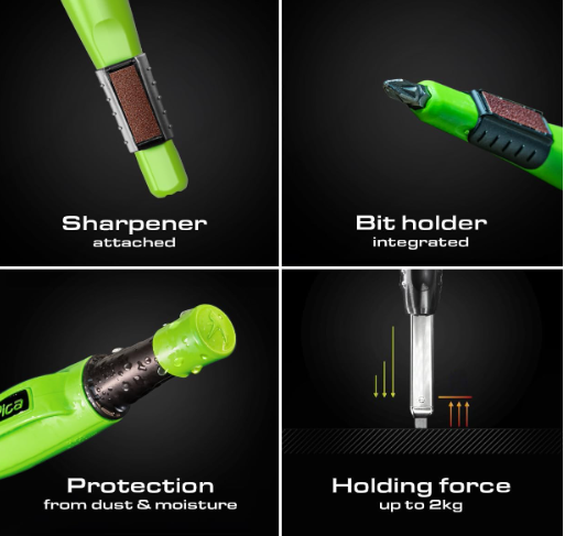 Pica BIG DRY Graphite Automatic Longlife Construction Marker Pencil Pen Holder