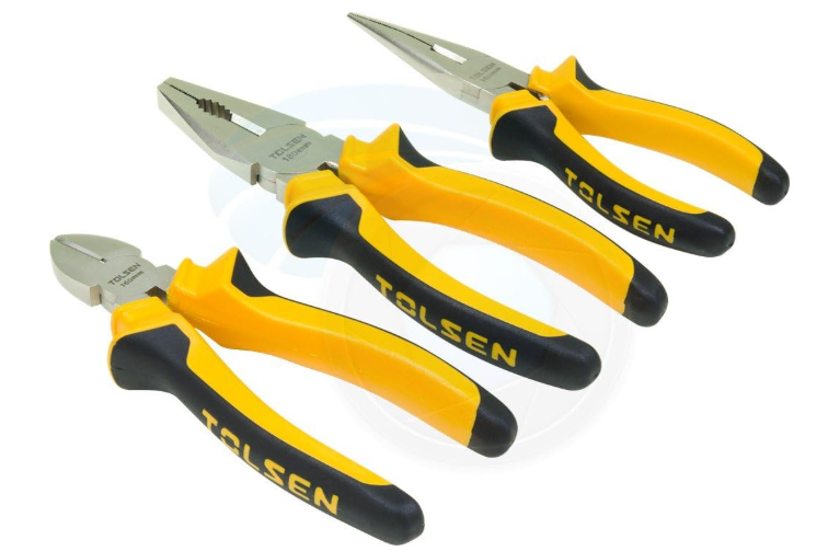 Tolsen 3pce Plier Set Heavy Duty