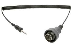 SENA redukce for transmiter SM-10: 7 pin DIN cable do 3,5 mm stereo jack (CanAm Spyder, Kawasaki 2008-, Victory)