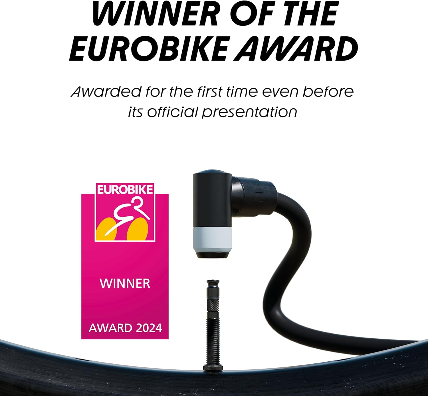 Schwalbe Clik Valve Conversion Set - Presta/SV Valve Conversion Kit with Pump Head Adapter - Innovation for Inflating Bicycle Tyres